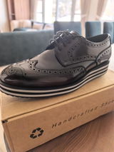 Wingtip Sneakers- Burgundy