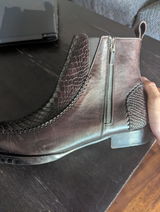 Driver Zipper Boots - Brown