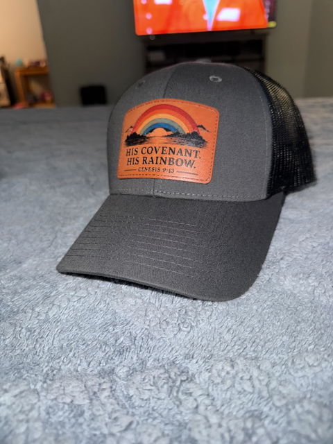Customer photo of the Personalized Richardson 115 Low Profile Trucker Hat with Custom Design they ordered from us