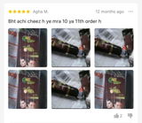 Recommended by customer review photo
