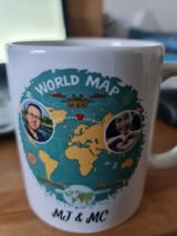 Custom Long Distance Relationship Mug – Personalized Gift for Her, Him, Best Friend, Boyfriend, Girlfriend