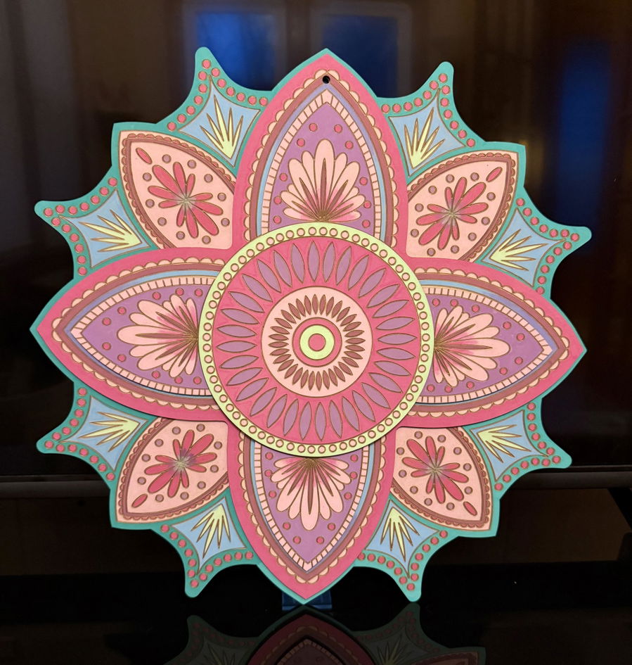 Painted ceramic pieces from the Ceramic Mystery Box