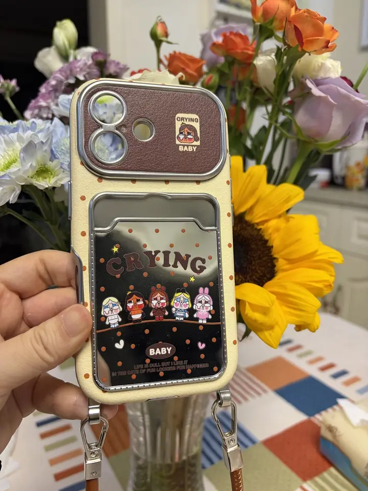 iPhone Lanyard Series | Cartoon Phone Case with a Keychain