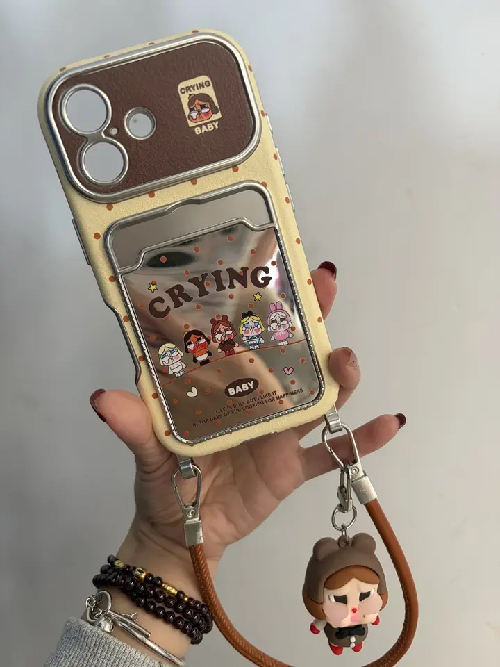 iPhone Lanyard Series | Cartoon Phone Case with a Keychain