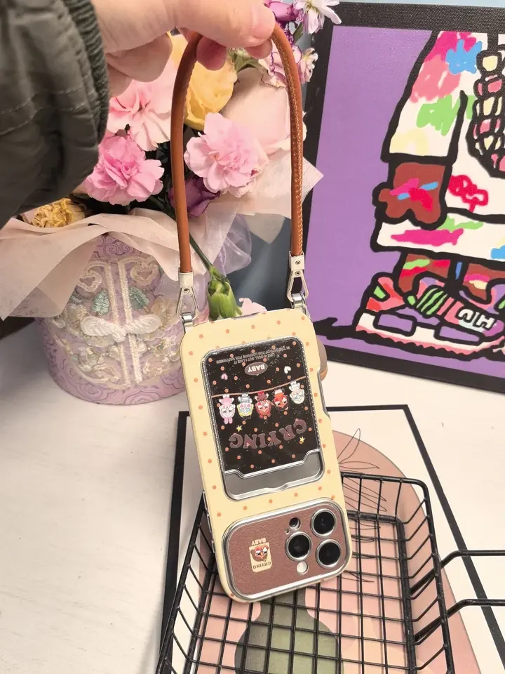 iPhone Lanyard Series | Cartoon Phone Case with a Keychain