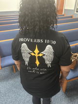 Rob Hell™ Blackout Luxe Heavyweight Christian Streetwear Tee