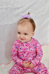 Zipper Onesie - Blossom