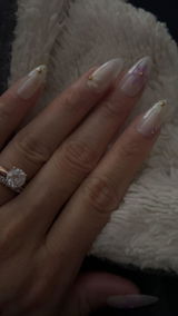 Nude Glitter Butterfly