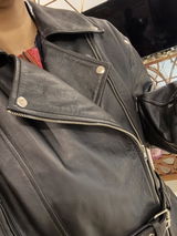 Adrienne Convertible Leather Jacket