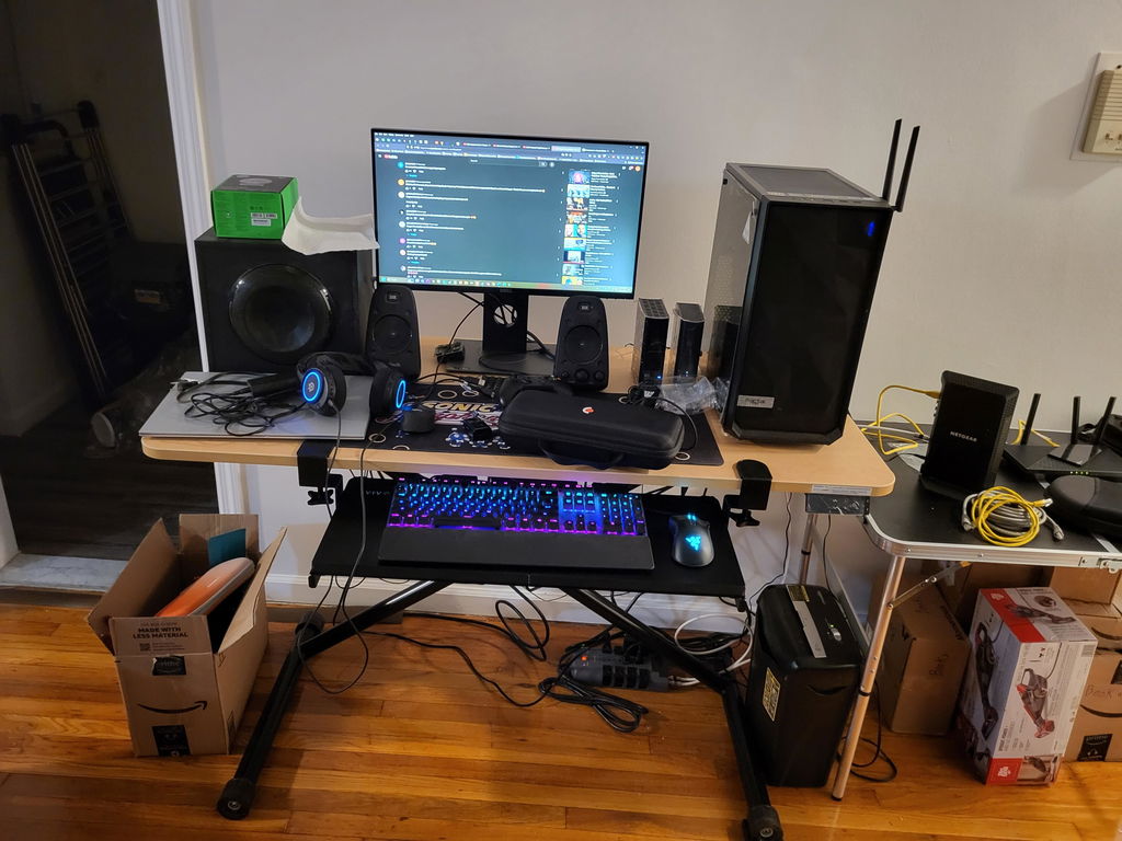 Lillipad Electric Floor to Stand Desk — Fully Assembled