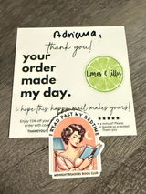 Etsy customer review photo