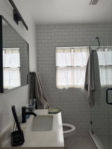 Linen Curtain with Button Holes