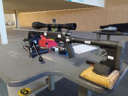 Photo from Alex Podkowinski’s review of the AR250 Front Rest