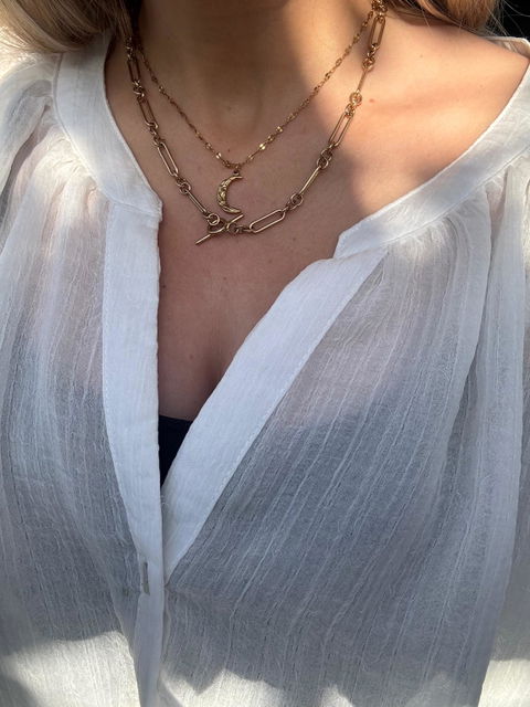 Moon Pendant Necklace