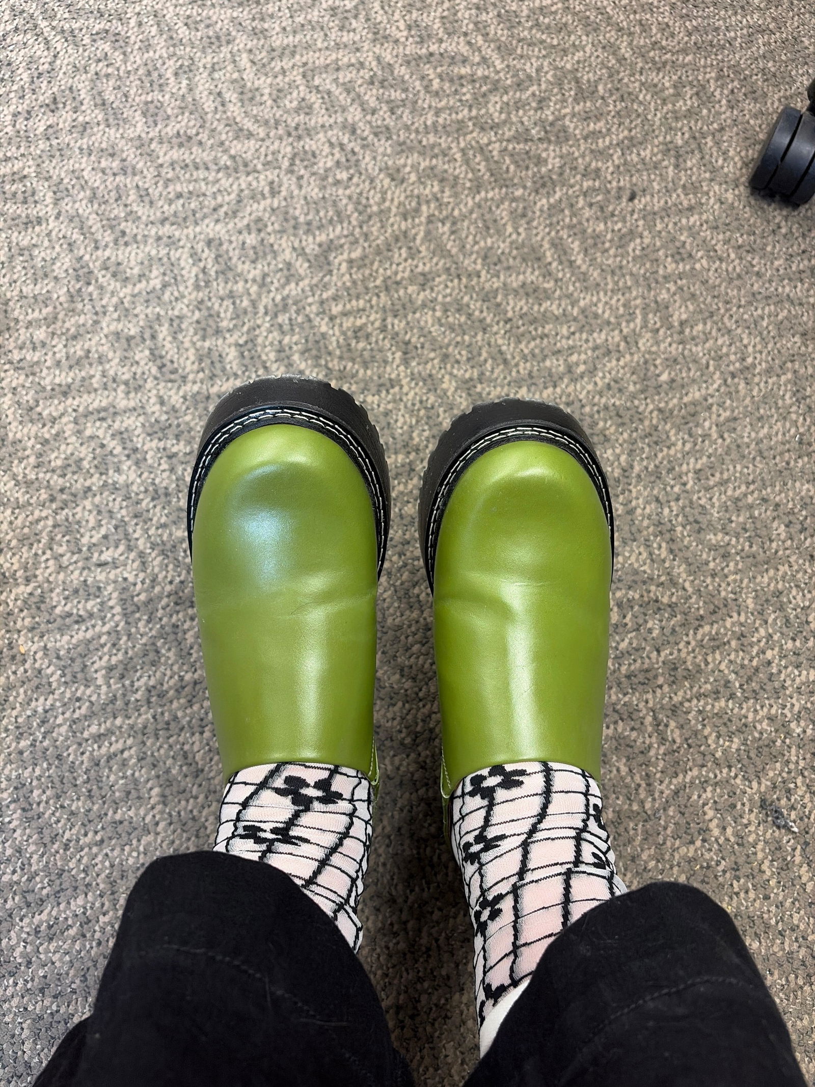 Lena Chunky Mule - Olive – Lisa Says Gah
