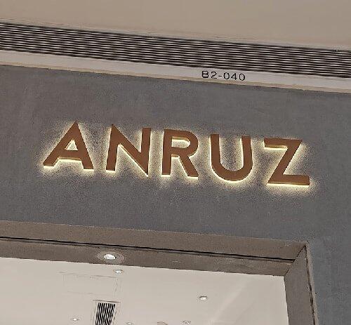 Elegant Backlit Lobby Sign – Custom LED Illuminated Acrylic Sign for Hotels, Offices & Reception Areas