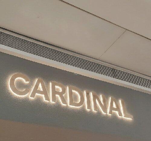 3D Backlit Metal Letters Halo Lit Office Signs Modern Illuminated Letter Signage for Businesses