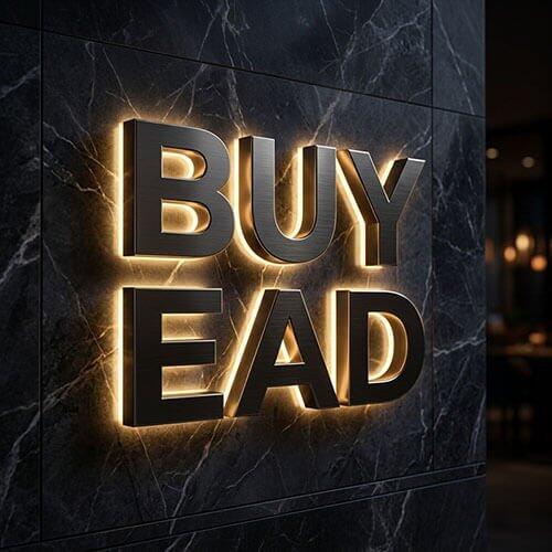 Premium Custom Backlit Office Sign – LED Illuminated Acrylic Sign for Corporate Branding & Reception
