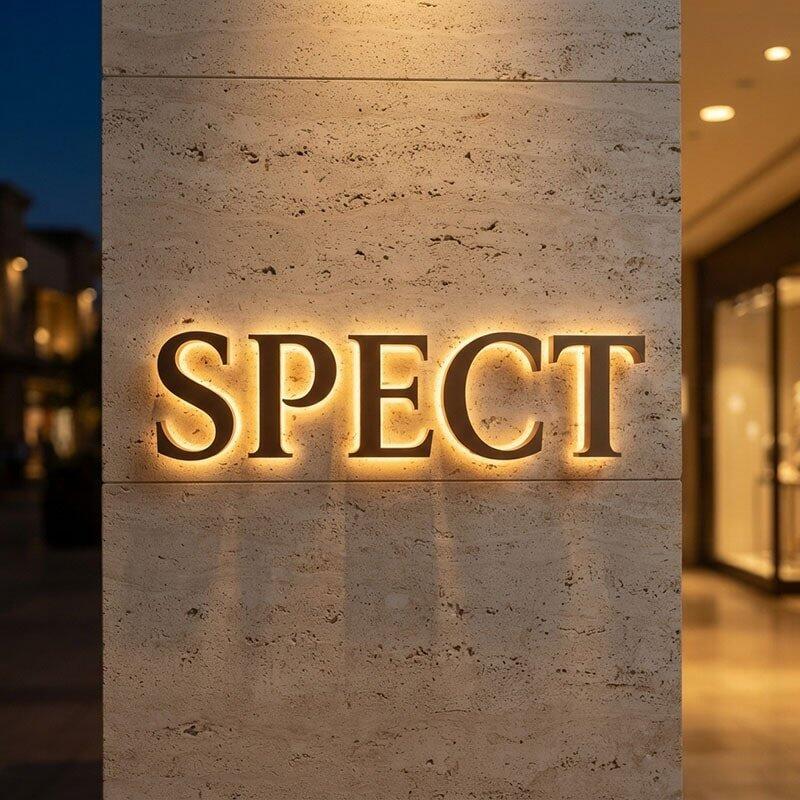 Weatherproof Outdoor Backlit Channel Letters Sign – LED Illuminated Storefront Signage