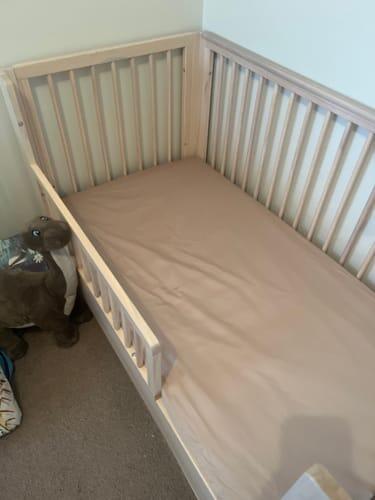 Cot Waterproof Sheet - Iced Chocolate