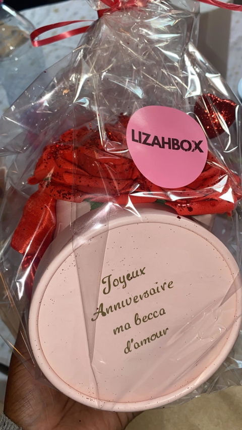 Coffret de Roses Fait Main  - Personnalisation Gratuite