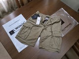 L'MONTE Imported Men's Slim Fit Khaki Cotton Cargo Shorts – Lightweight Summer Casual Knee Length Shorts
