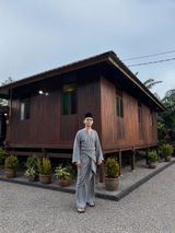 Modern Cotton Linen Stripe Raya Set