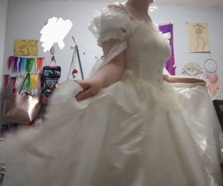 Customer photo for Ivory Bowknot Sweet Lolita JSK