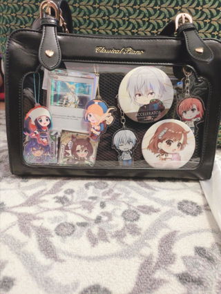Customer photo for Piano Waltz Bowknot Sweet Lolita Handbag