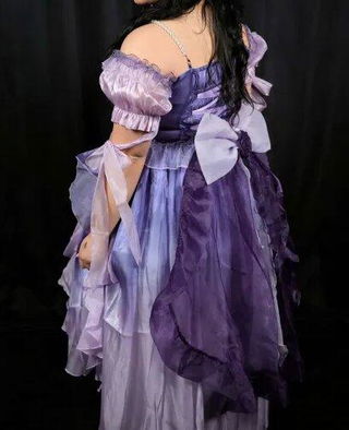 Customer photo for Purple Bowknot Sweet Lolita JSK