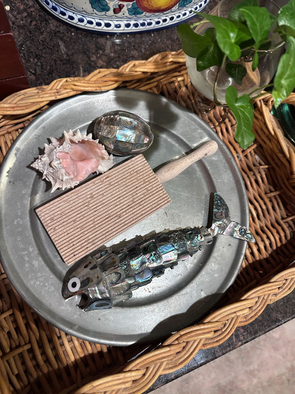 Articulated Abalone Shell Fish Bottle Opener