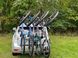 Lolo Racks 4 bike rack for 2" inch hitch with standard pull pin tilting