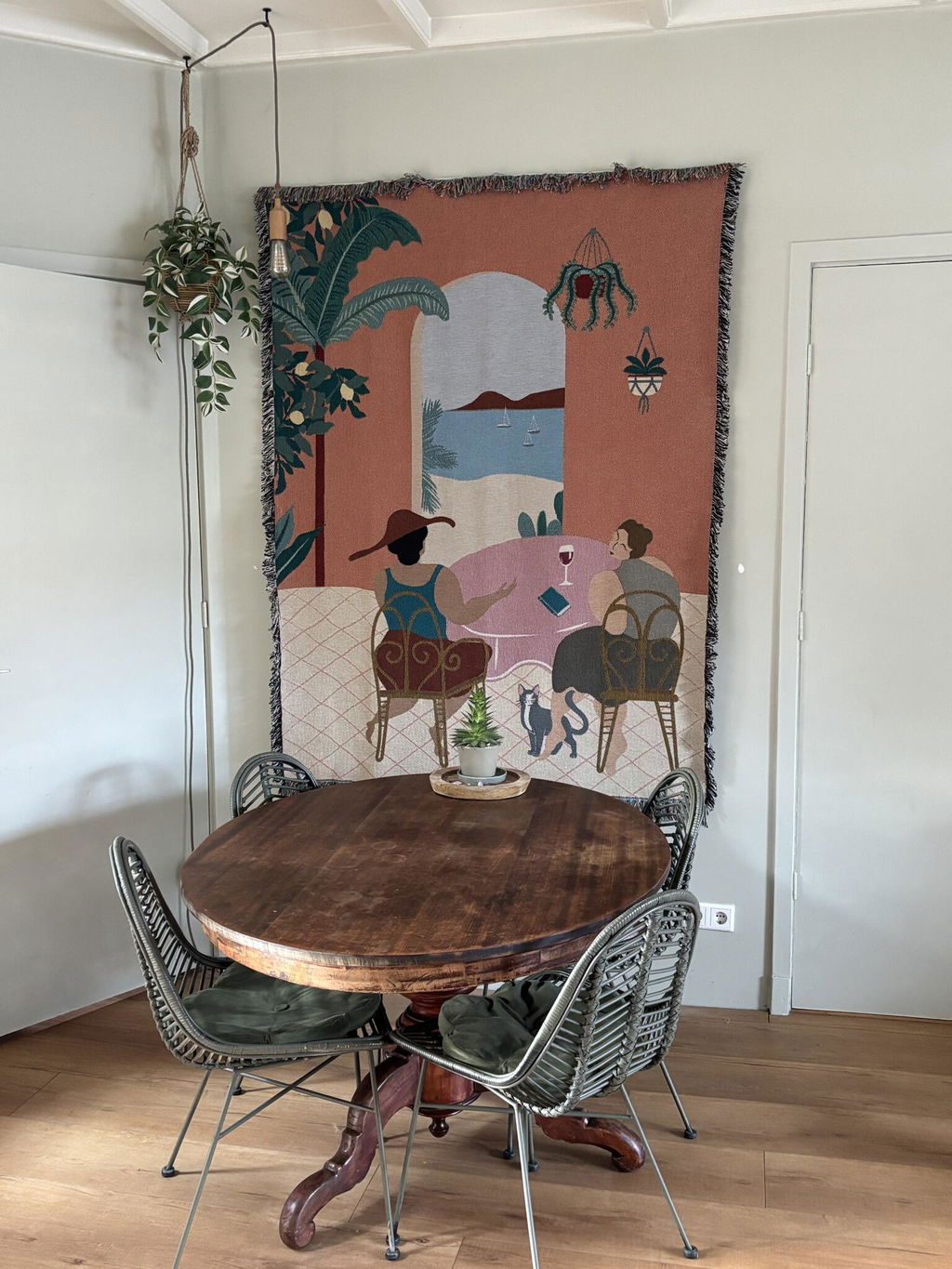 Wandkleed Palm Breeze Brunch