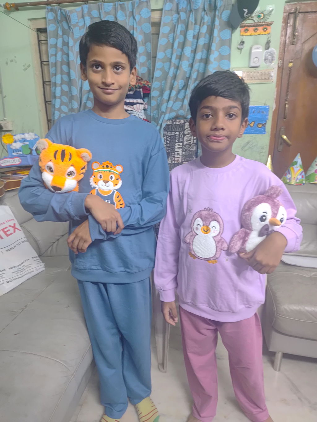 Purple Mist Penguin Snuggle Set