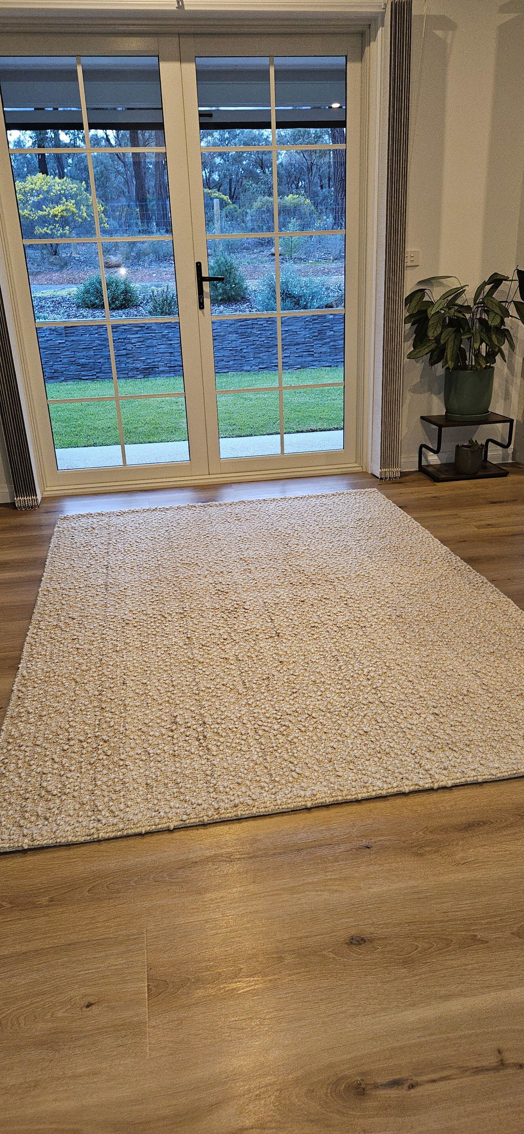 Oatmeal Pebble Weave Rug