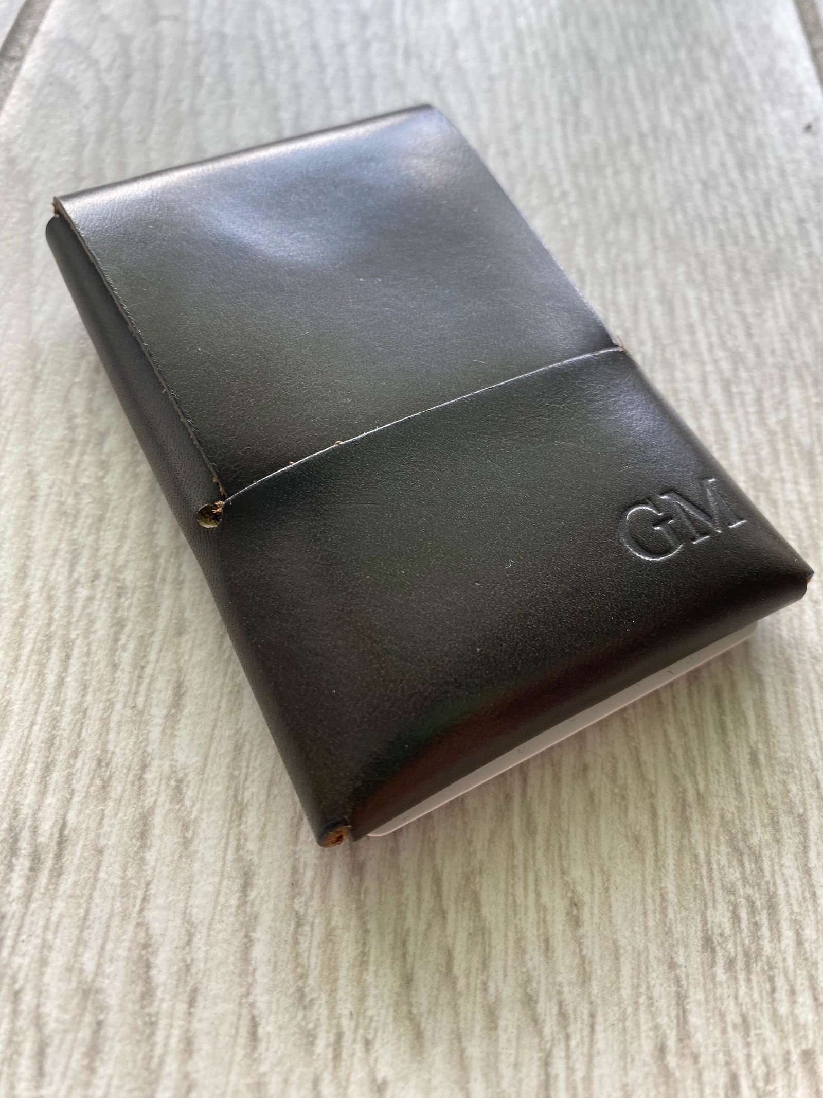 Mini Franklin Olive Card Holder | Lost Dutchman Leather