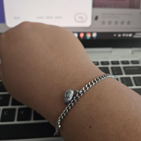 Magnetic Heart Couple Bracelets with Key and Lock (Stainless Steel), Gift for Lovers, Couples, Friend, Husband Wife, His and Hers Bracelets