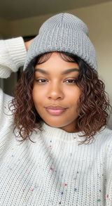 Lily Wet and Wavy 5x5 Closure Pre-Cut Lace Water Wave Wig Glueless Side Part Human Hair Wig, customer review photo