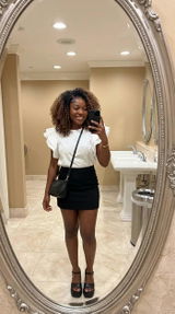 Soft tangle free Naya Ombre - Fluffy Kinky Curl Glueless Minimalist HD Lace Wig Ready to Go, customer review photo