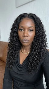 Raw Burmese Curly Human Hair Wig | HD Lace | 18"–30", customer review photo