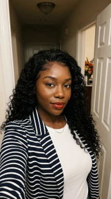 Raw Burmese Curly Human Hair Wig | HD Lace | 18"–30", customer review photo