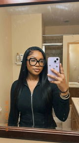 Bone Straight Glueless 5x5 HD Lace Closure Wig – Pre-cut & Bleached, customer review photo