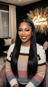 Bone Straight Glueless 5x5 HD Lace Closure Wig – Pre-cut & Bleached, customer review photo