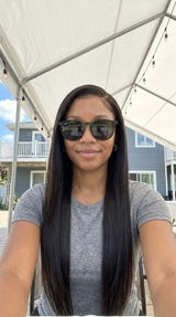 Bone Straight Glueless 5x5 HD Lace Closure Wig – Pre-cut & Bleached, customer review photo