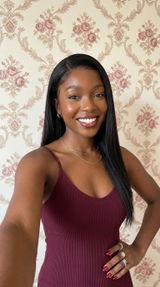 Bone Straight Glueless 5x5 HD Lace Closure Wig – Pre-cut & Bleached, customer review photo