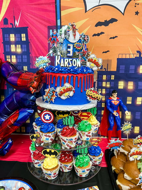 SuperHero cake topper