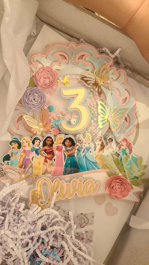 Princess Cake topper