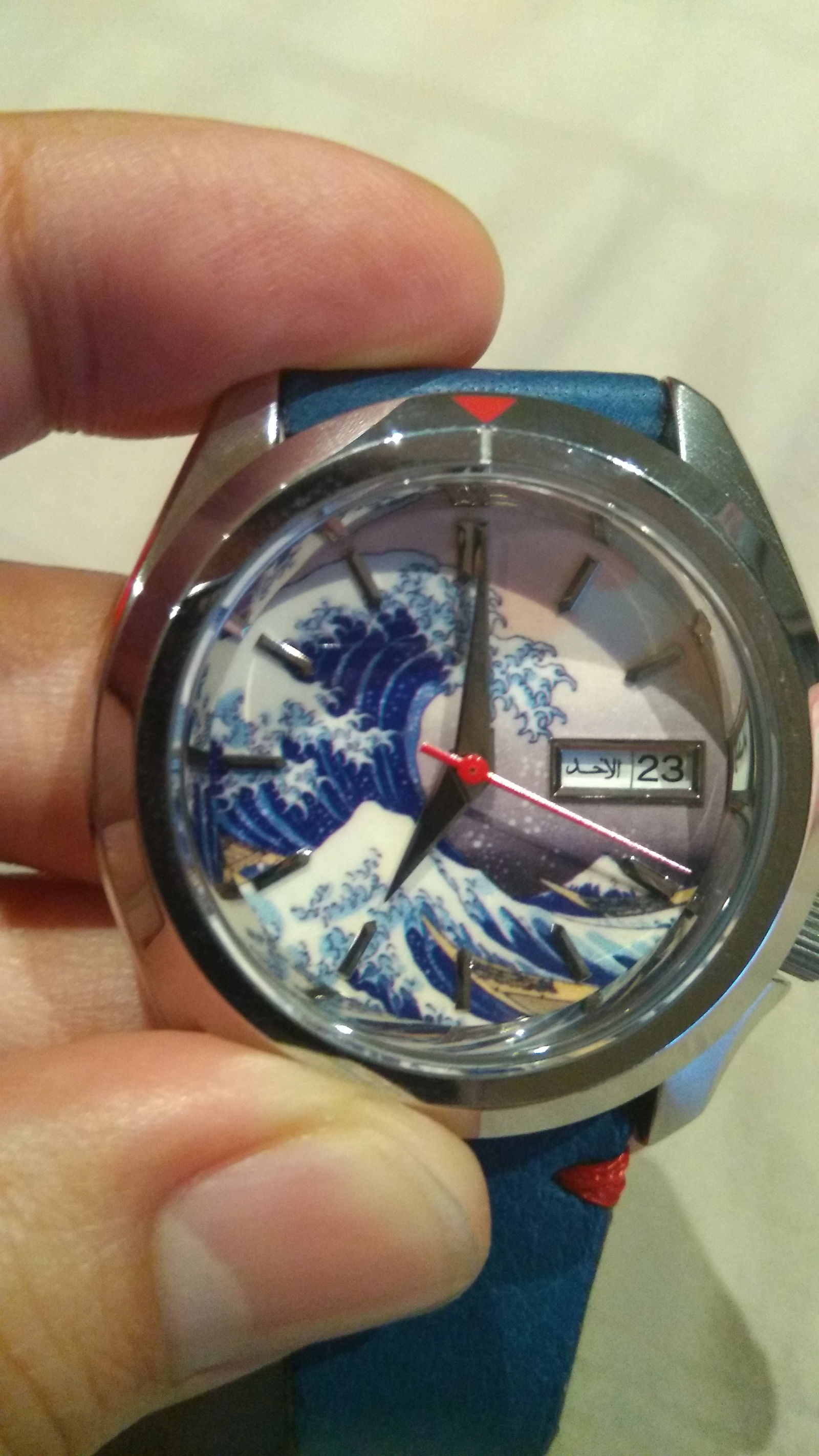 The Great Wave off Kanagawa Dial (Day Date) | Lucius Atelier