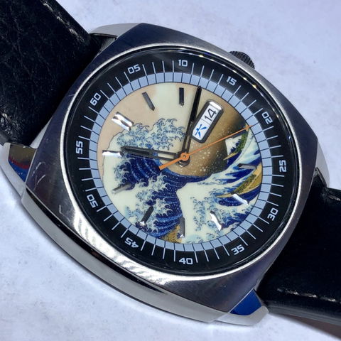 The Great Wave off Kanagawa Dial (Day Date) | Lucius Atelier