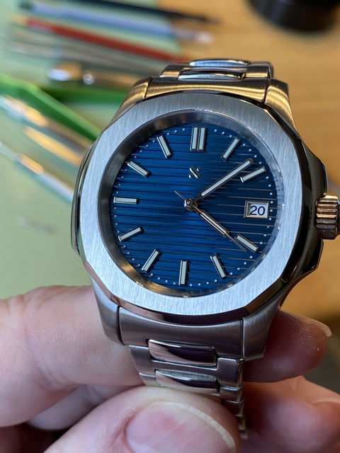 Seiko NH35 Movement (TMI) — Date, White | Lucius Atelier